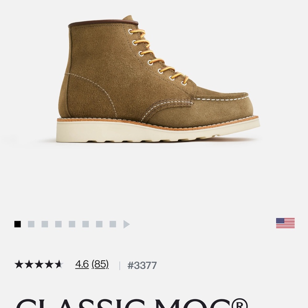 Red Wing Women's Classic Moc Boot 7